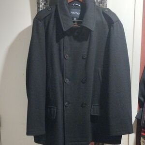 ⚓Nautica Men's Classic Black Peacoat